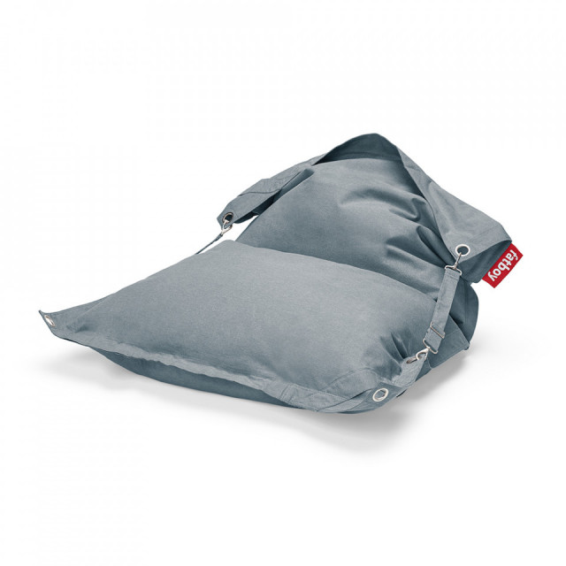 Puf exterior albastru din olefina 132x185 cm Buggle-Up Fatboy