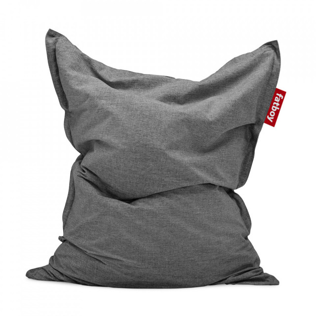 Puf exterior gri piatra din olefina 134x180 cm Original Fatboy