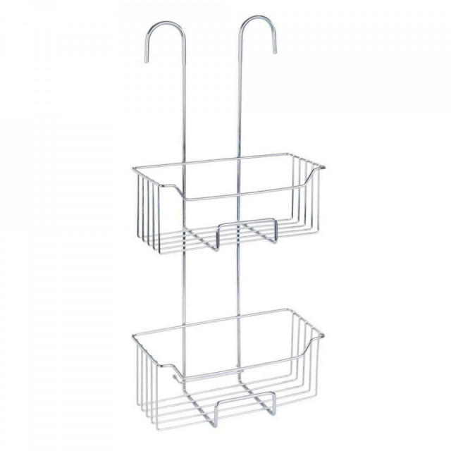 Raft pentru baie argintiu din metal 25 cm Milo Levels Wenko