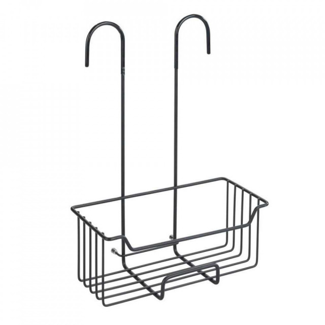 Raft pentru baie negru din metal 25 cm Milo Wenko