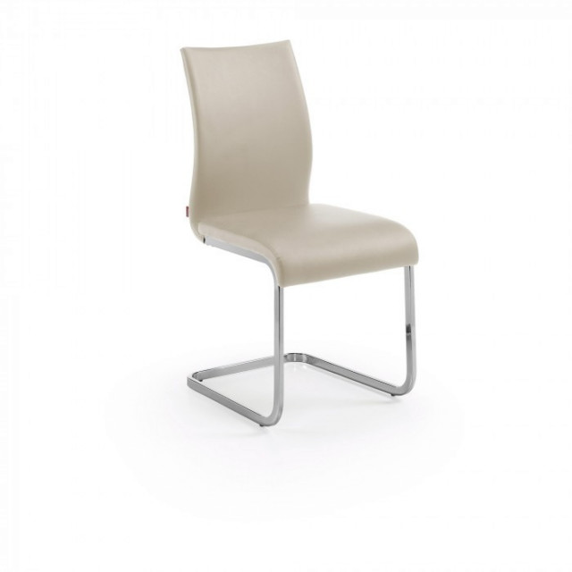 Scaun crem din piele ecologica Tribecca Kave Home