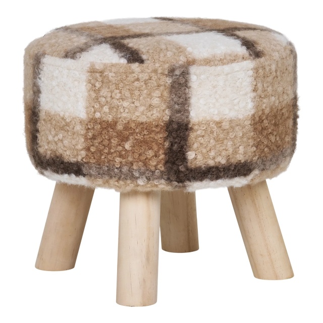 Scaunel maro din textil Aberdeen House Nordic