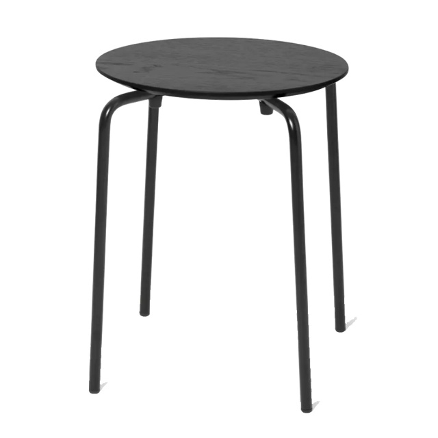 Scaunel negru din metal Herman Ferm Living