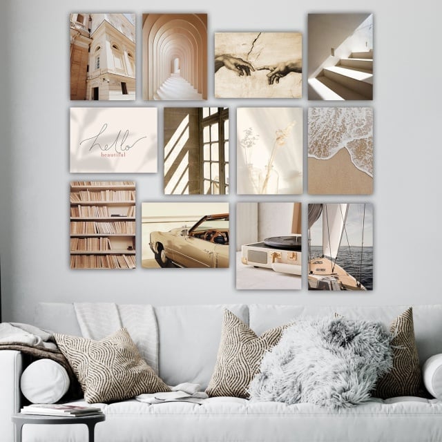 Set 12 tablouri multicolore 15x20 cm Young The Home Collection