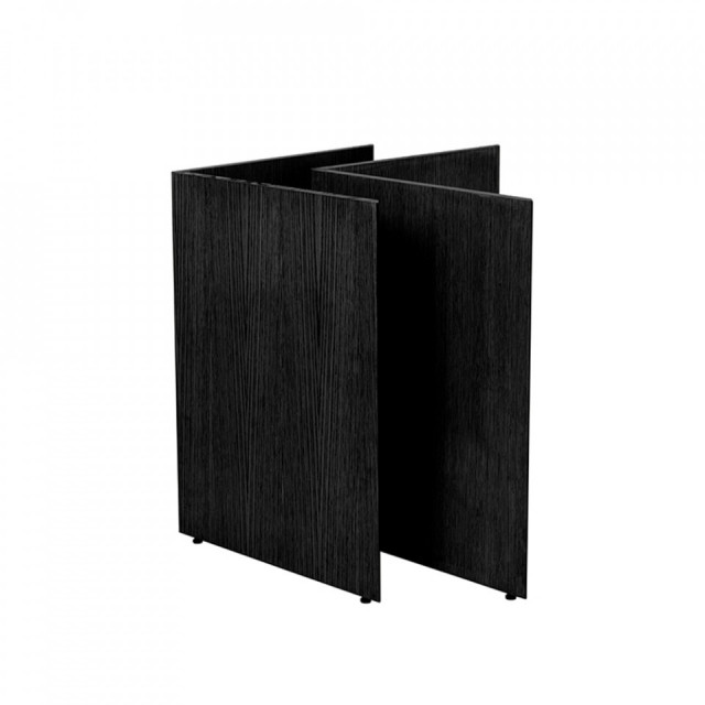 Set 2 picioare pentru masa negre Mingle Avi Ferm Living