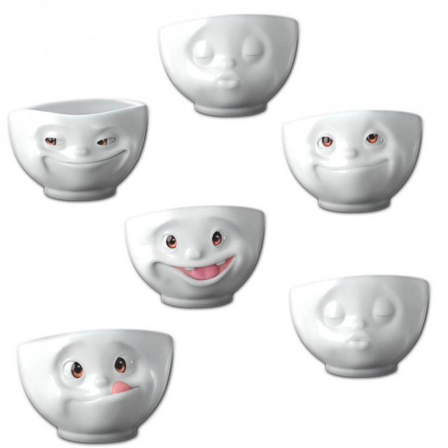 Set 6 magneti albi din hartie Moments Tassen