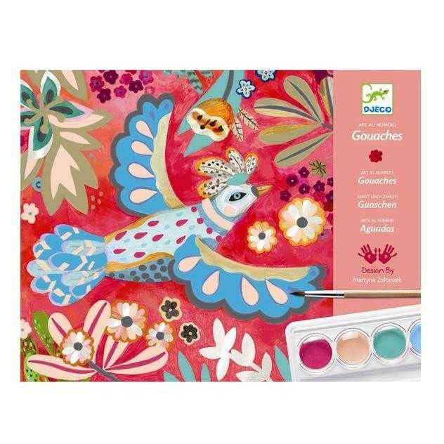 Set creativ multicolor din hartie Aby Djeco