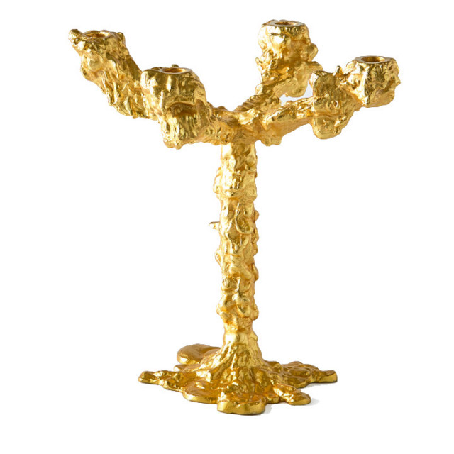 Sfesnic auriu din metal 32 cm Drip Pols Potten