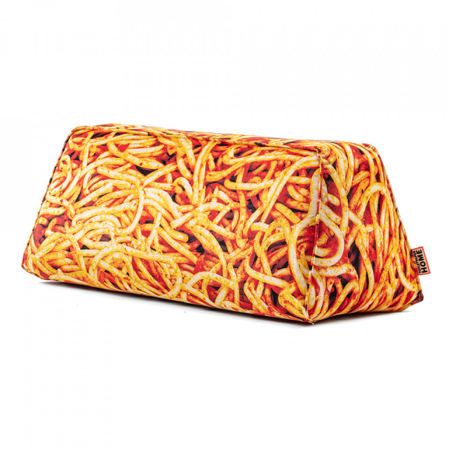 Spatar taburet galben din poliester 30x75 cm Spaghetti Seletti