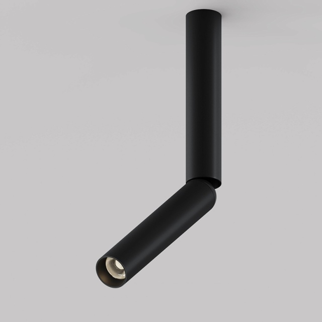 Spot negru din metal cu LED Terreo Maytoni