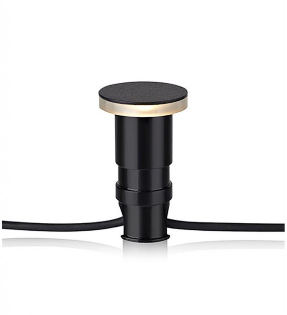 Spot negru pentru exterior din metal Garden Decklight Big Markslojd