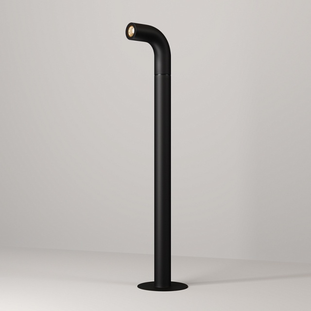 Stalp de iluminat pentru exterior gri grafit din metal cu LED 50 cm Sleek Maytoni