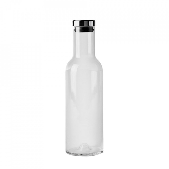 Sticla transparenta/argintie cu dop 1000 ml Hera Clear Menu