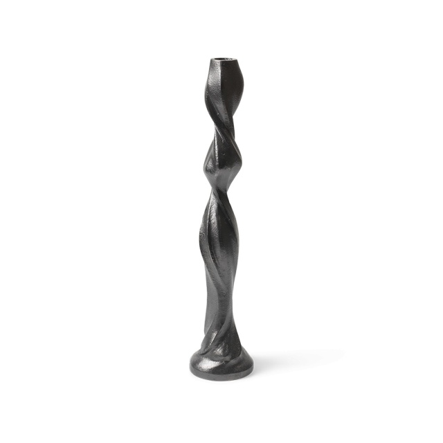 Suport lumanare negru din metal 38 cm Gale Ferm Living