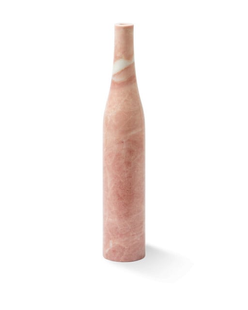 Suport lumanare roz din marmura 50 cm Herritage Bottle Pols Potten
