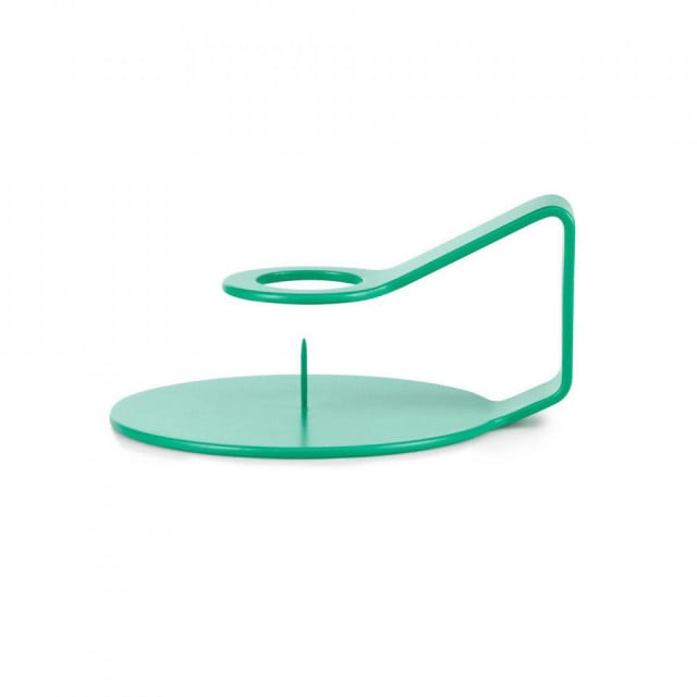 Suport lumanare verde din metal 6 cm Nocto Normann Copenhagen