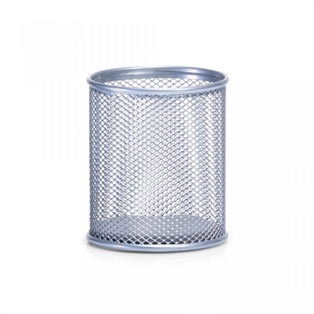 Suport pentru pixuri gri din metal Mesh Zeller