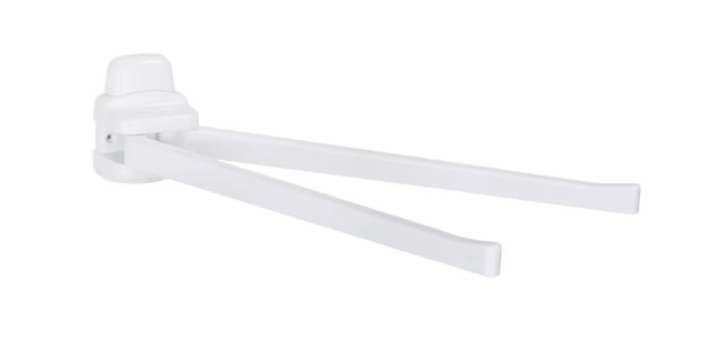 Suport prosoape alb din plastic 43 cm Pure Duo Wenko