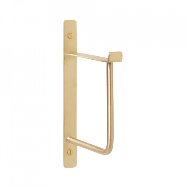 Suport umerase pentru perete auriu din metal 19 cm Avy Ferm Living