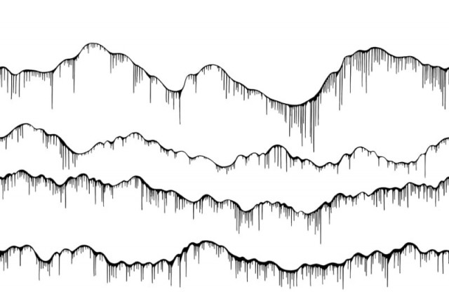 Tapet alb/negru din hartie Elevation Rebel Walls