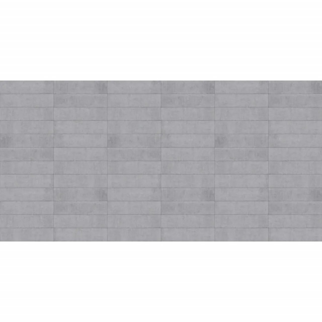 Tapet gri din hartie cu fibre de nailon Rectangular Concrete Tiles Rebel Walls