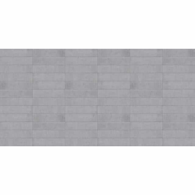 Tapet gri din hartie Rectangular Concrete Tiles Rebel Walls