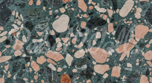 Tapet multicolor din hartie cu fibre de nailon Terrazzo Bold Rebel Walls