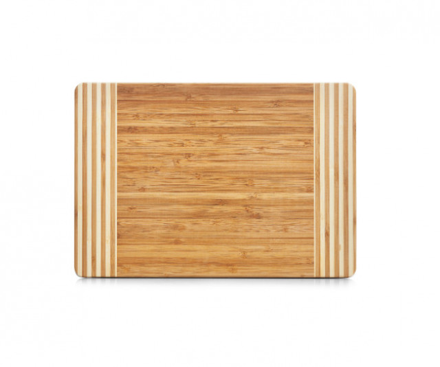 Tocator dreptunghiular maro din lemn 23x33 cm Cutting Board Striped Zeller
