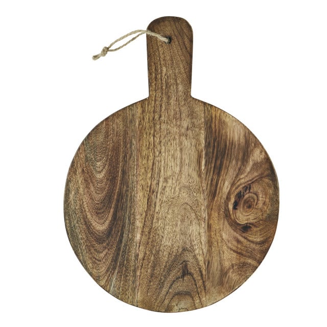 Tocator rotund maro din lemn de mango 25 cm Giorgio Madam Stoltz