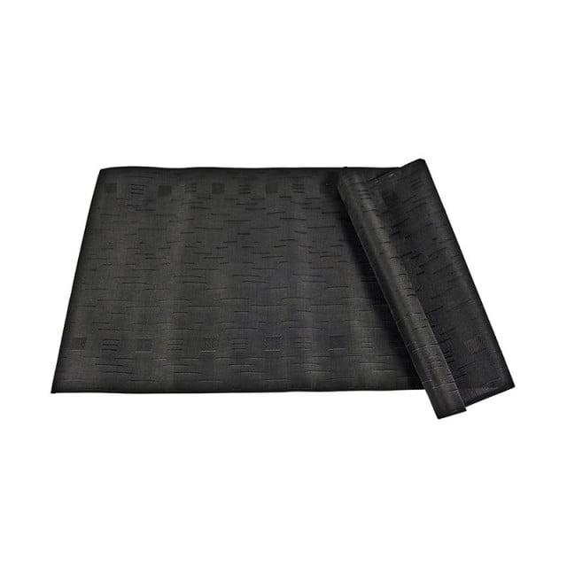 Traversa masa neagra din fibre sintetice 45x150 Lara LifeStyle Home Collection