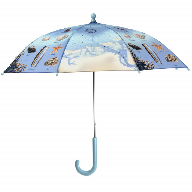 Umbrela multicolora din fibre sintetice Beach Kids Esschert Design