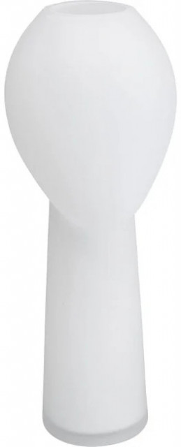 Vaza alba din sticla 40 cm Head Kare