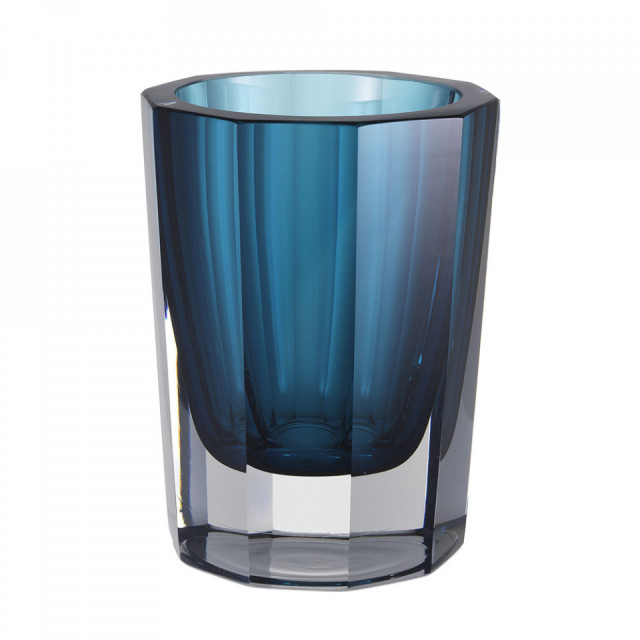 Vaza albastra din sticla 15 cm Chavez Eichholtz