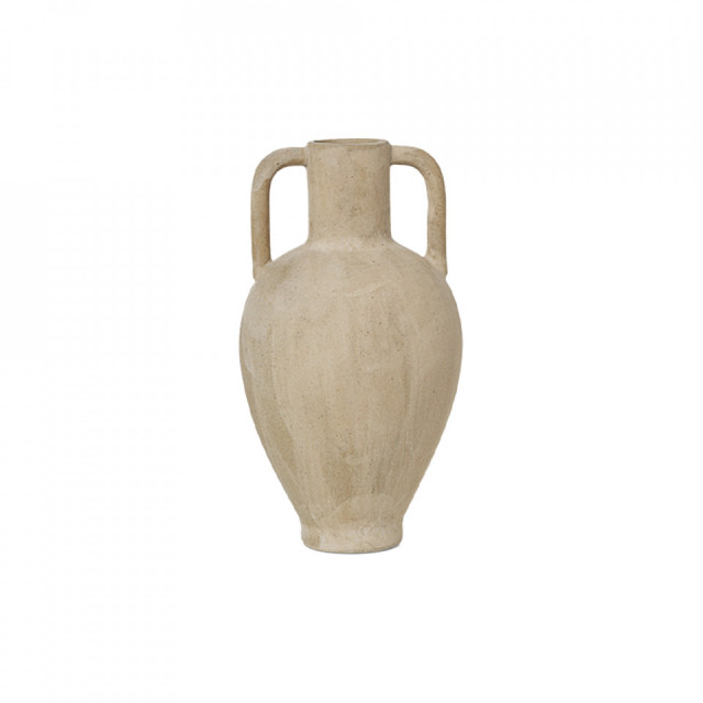 Vaza bej nisipiu din ceramica 12 cm Ary Ferm Living