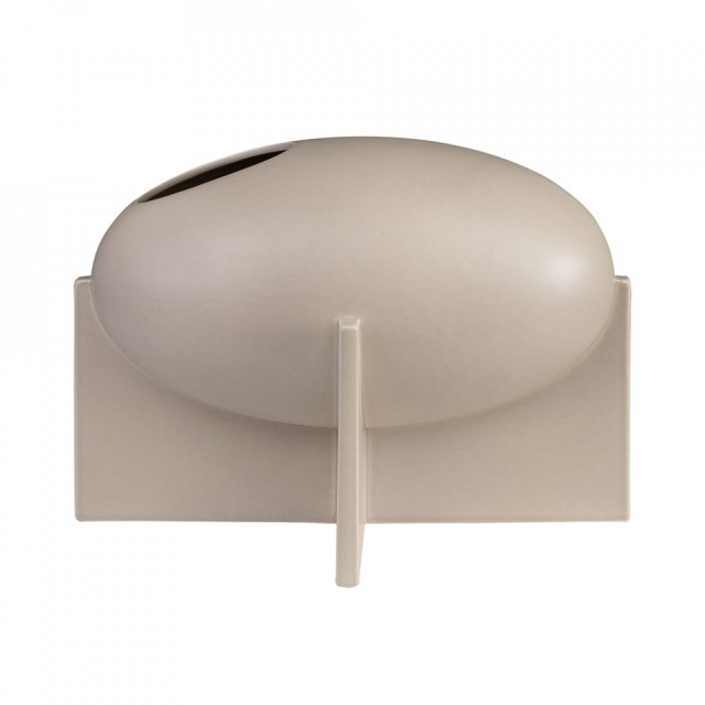 Vaza bej nisipiu din ceramica 21 cm Ovo Versmissen