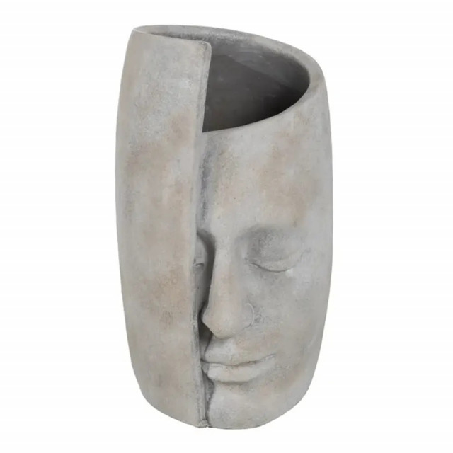 Vaza decorativa gri din ciment 33 cm Muse The Home Collection