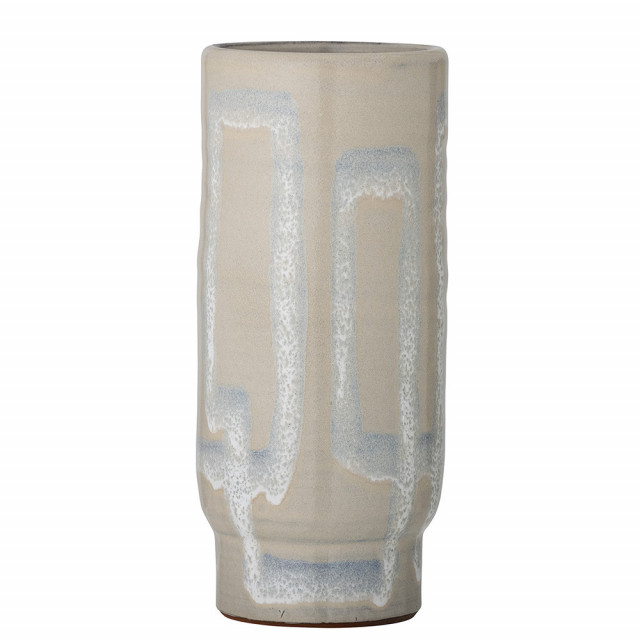 Vaza decorativa maro din ceramica 29 cm Vefa Bloomingville