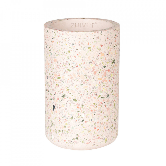 Vaza roz din ciment 25 cm Fajen Zuiver