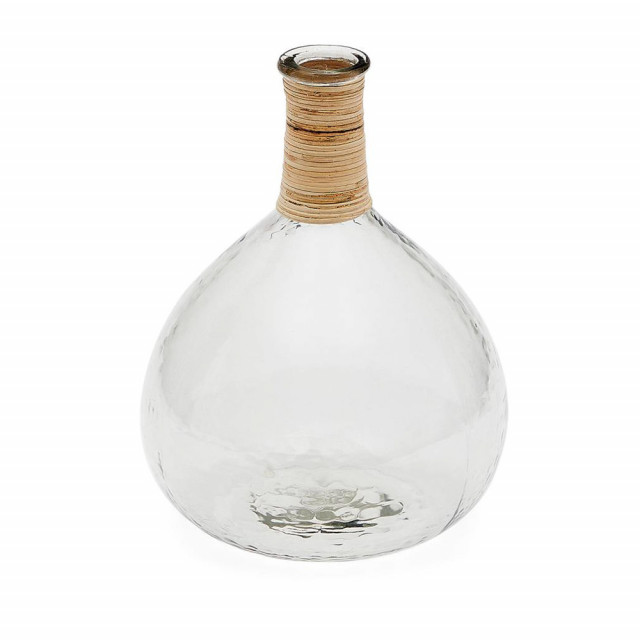 Vaza transparenta din sticla 20 cm Serlina Kave Home