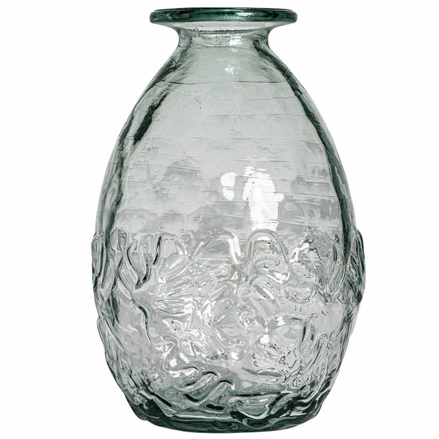 Vaza transparenta din sticla reciclata 35 cm Add Vical Home