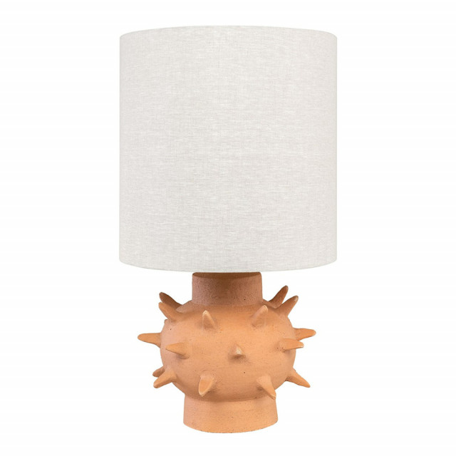 Veioza alba/maro din ceramica 64 cm Herrison Versmissen