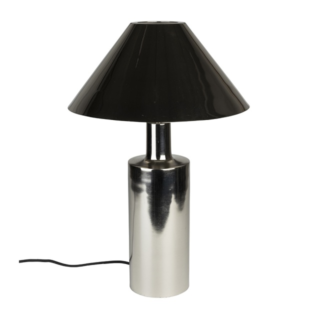 Veioza argintie din metal 53 cm Shiny Zuiver