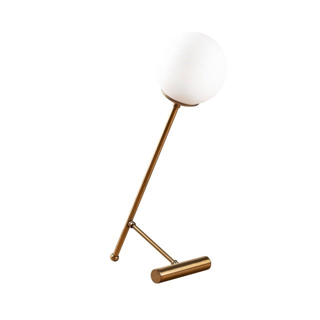 Veioza aurie/alba din metal 51 cm Golf The Home Collection