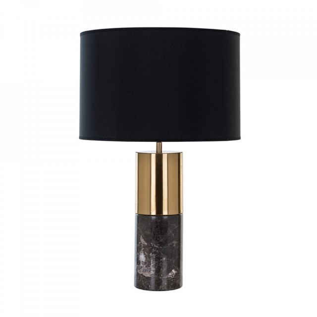 Veioza neagra din marmura 62 cm Nyo Richmond Interiors