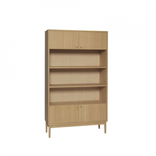 Vitrina maro din lemn 100 cm Prime Hubsch