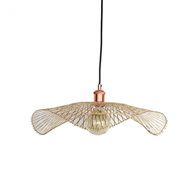Abajur crem din bambus Dragonfly The Home Collection