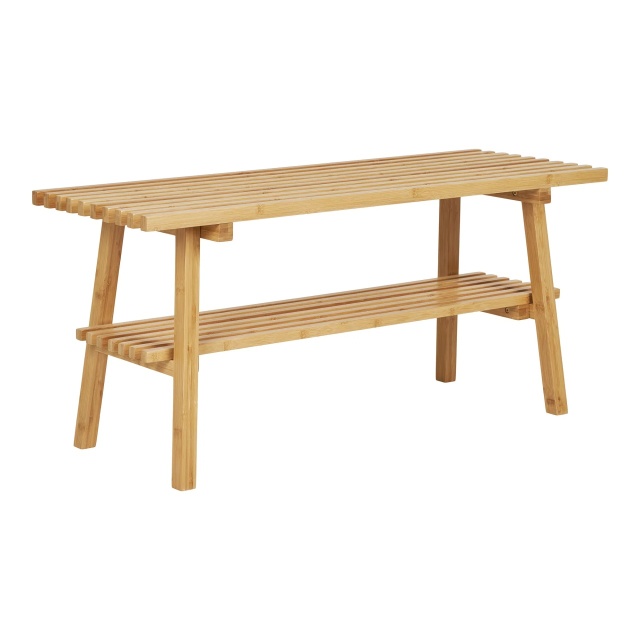 Bancheta maro din lemn 70 cm Ember House Nordic