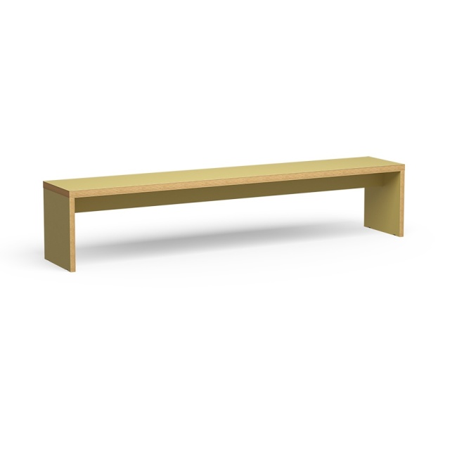 Bancheta verde oliv 220 cm Lyall HKliving