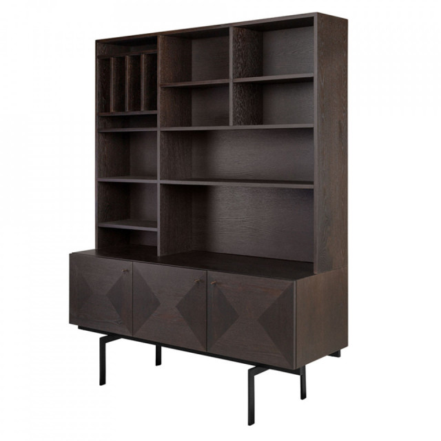 Biblioteca maro din lemn 193 cm Capetown Versmissen