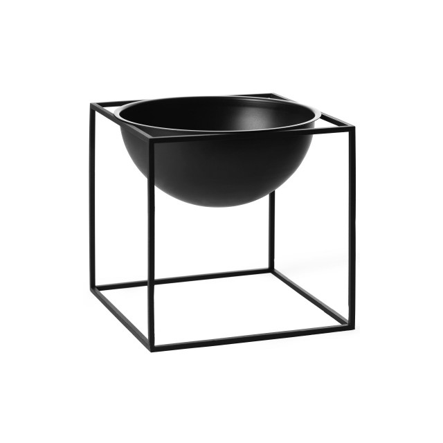 Bol decorativ negru din otel 23 cm Kubus Audo Copenhagen